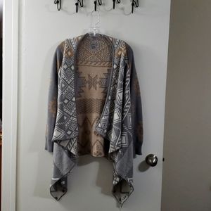 Aztec Print Cardigan